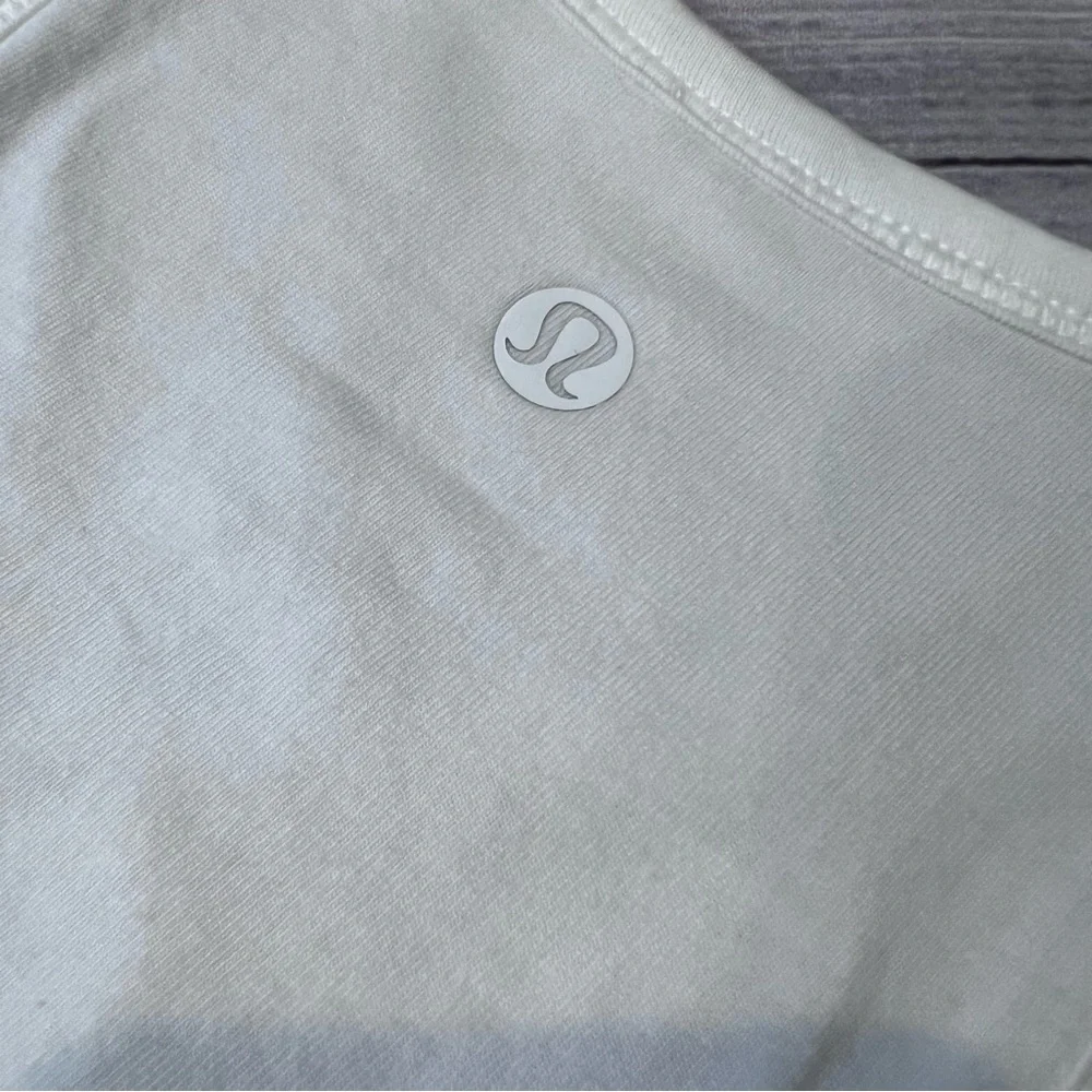 Lululemon White Tie Back Tank Top - Picture 3 of 6